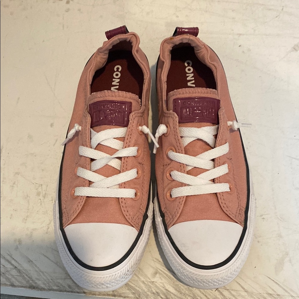 Converse Pink and White Sneakers